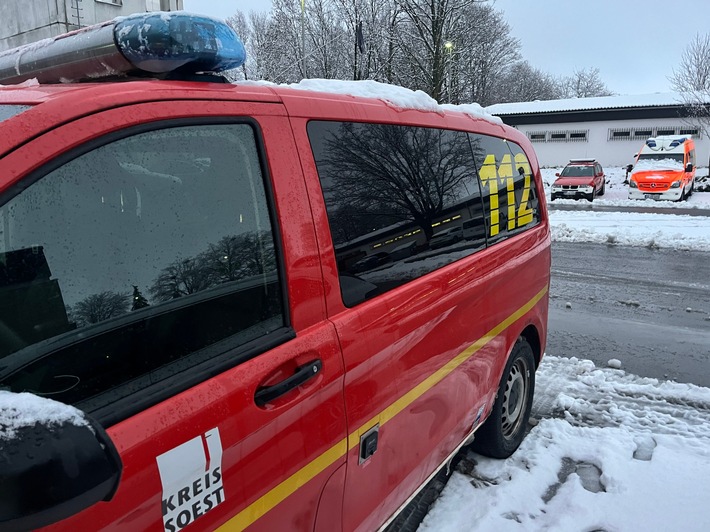 FW Kreis Soest: Abschlussmeldung Schneefall über dem Kreis Soest