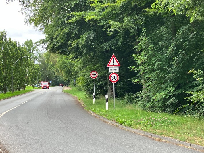 POL-ROW: Polizei überwacht Tempo am Bezirkszeltlager der Jugendfeuerwehren