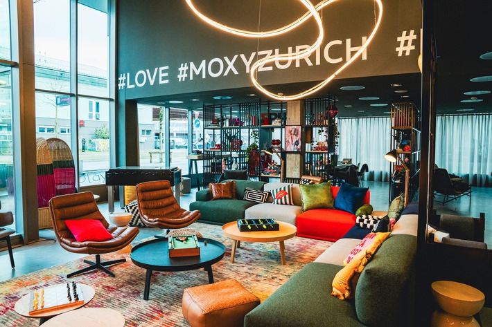Le Moxy Zurich fête son ouverture avec style et personnalité