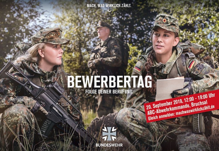 Laboranten gesucht - Bewerbertag der Bundeswehr in Bruch-sal