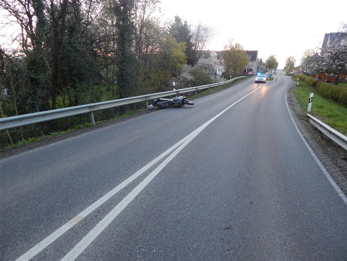 POL-PDMT: Motorradunfälle mit Personenschaden am Dienstag (26.04.2016)