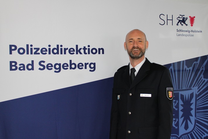 POL-SE: Bad Segeberg - Polizeidirektor Sven Adomat ist der neue Leiter des Führungsstabes und ständiger Vertreter des Behördenleiters der PD Bad Segeberg