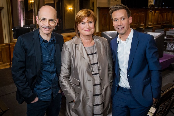 "Das Literarische Quartett" im ZDF mit Gast Thea Dorn (FOTO)