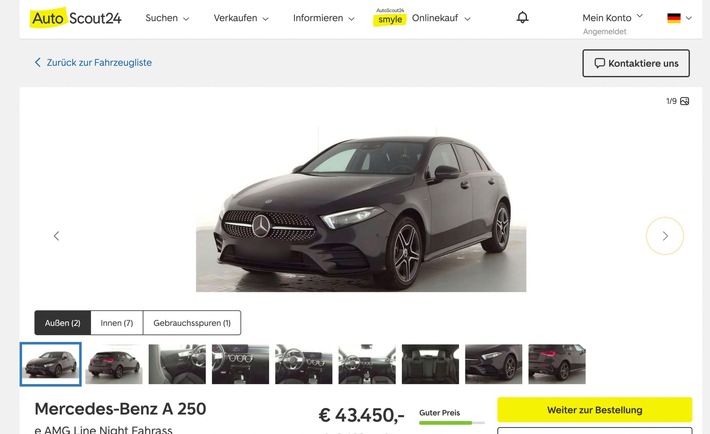 Repräsentative Umfrage: Fahrzeugbilder essenziell beim kompletten Online-Gebrauchtwagenkauf