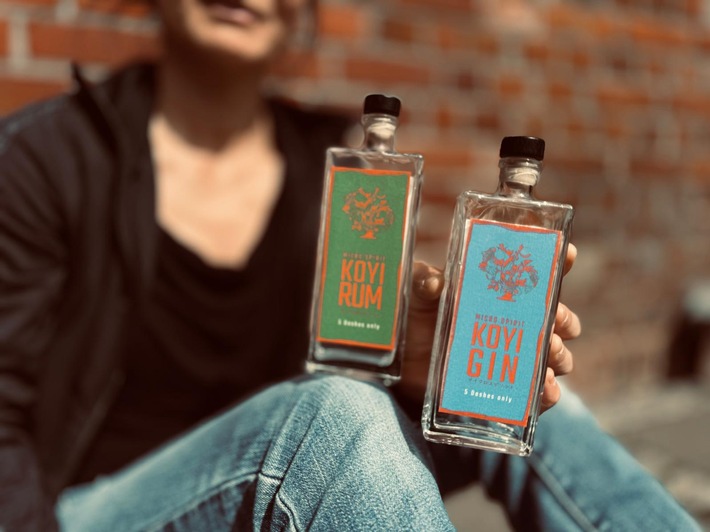 Weltneuheit im Spirituosenmarkt: Gin-Weltmeister entwickeln KOYI Micro Spirits / Low Alcohol für Gin, Rum & Co. bei vollem Geschmack