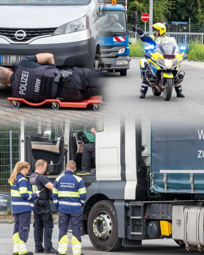 POL-OB: Landesweite Kontrollen des gewerblichen Personen- und Güterverkehrs - Polizei Düsseldorf unterstützte gemeinsam mit elf Kreispolizeibehörden den landesweiten Einsatz - 591 Lkw kontrolliert