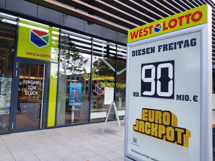 Am kommenden Freitag (15. November) warten 90 Millionen Euro in der Gewinnklasse 1 der Lotterie Eurojackpot. Dass der Jackpot auf die maximale Höhe ansteigt, gab es im laufenden Jahr 2019 erst zweimal. Weiterer Text über ots und www.presseportal.de/nr/107909 / Die Verwendung dieses Bildes ist für redaktionelle Zwecke honorarfrei. Veröffentlichung bitte unter Quellenangabe: "obs/Eurojackpot/Bodo Kemper"