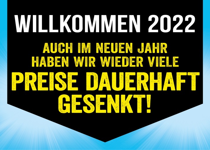 NORMA reduziert gleich zu Jahresbeginn die Preise auf verschiedene Produkte um bis zu 20 Prozent / Ein FROHES NEUES JAHR mit erster großer Preissenkung