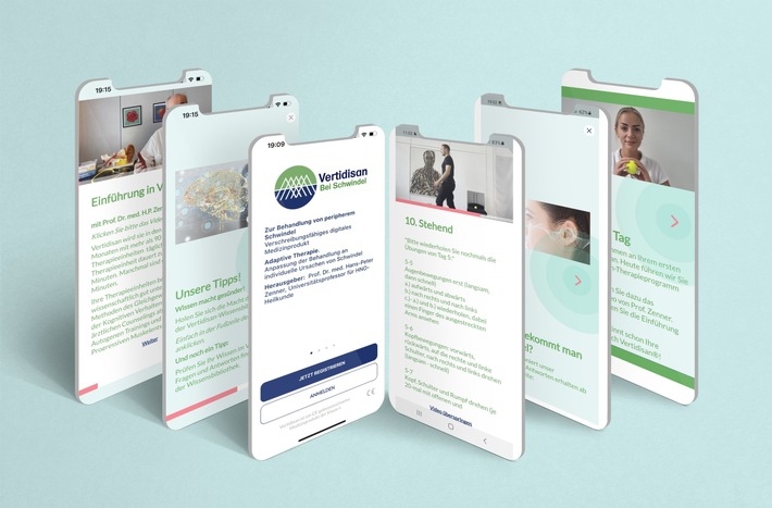 Die Zukunft der Schwindeltherapie ist digital / Neue Digitale Therapie mit App hilft / Erfolgreich klinisch geprüft / Wirksamkeitsnachweis im Deutschen Ärzteblatt