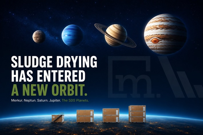 Planetenparade trifft Schlammtrocknung: Warum Jupiter, Saturn, Neptun und Merkur die Namen der SDS-Anlagen sind