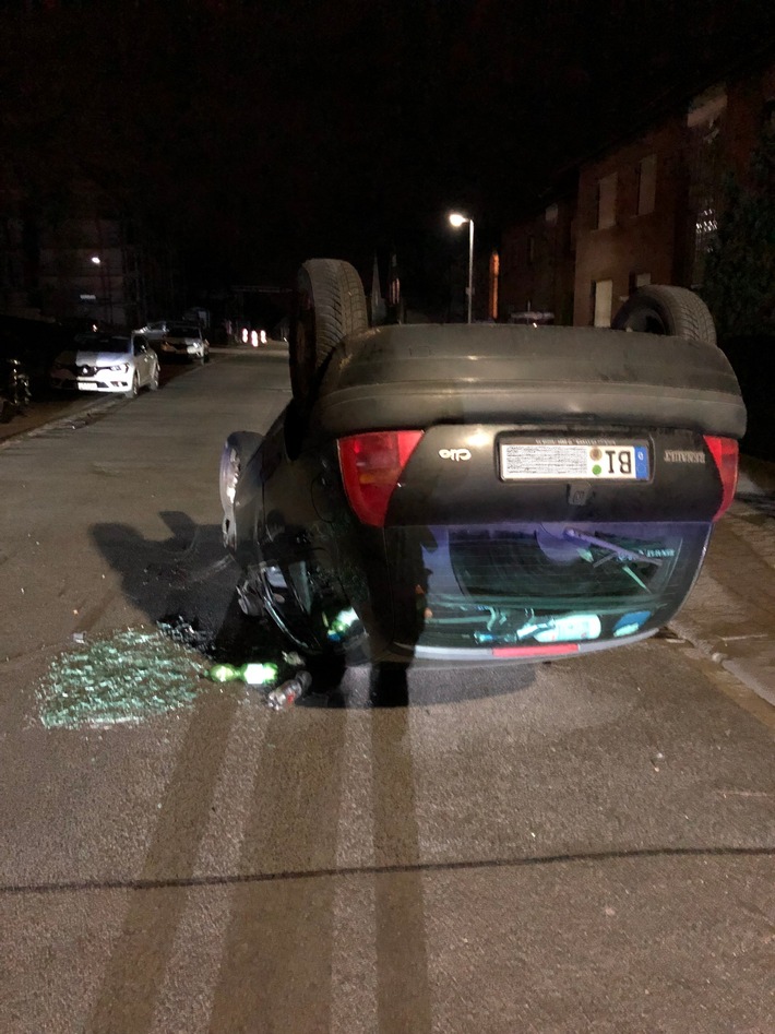 POL-BI: Lichtblendung als Unfallursache?
