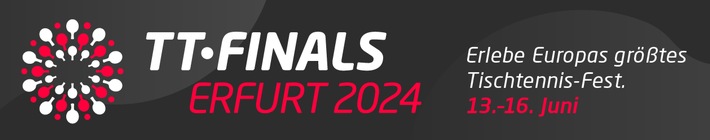 Unterstützung und Partnerschaft für der Deutschen Tischtennis-Finals in Erfurt