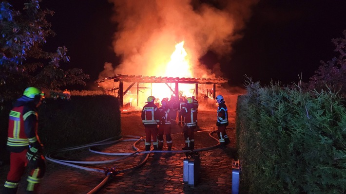 POL-NB: Hoher Sachschaden nach Brand einer Scheune in Untergöhren (LK MSE)