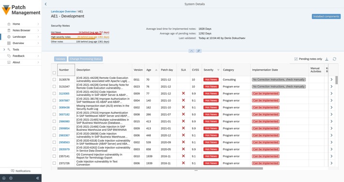 SecurityBridge veröffentlicht One-Click SAP Security Patch Automation