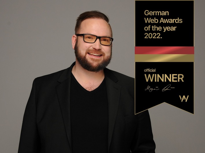 Ausgezeichnete Onlineshop-Optimierung / J.D.KRUEGER &amp; COMPANY erhält zum zweiten Mal in Folge den German Web Award als innovative Onlineagentur