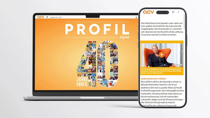 Neue Ausgabe der ACV PROFIL: 40 Jahre ACV PROFIL