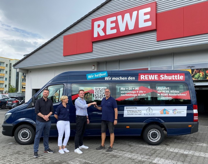 Pressemitteilung: REWE-Schließung in Wildau: Gewerbeverein, WGW, BAUWERT AG reagieren ab sofort mit kostenlosem Shuttleservice