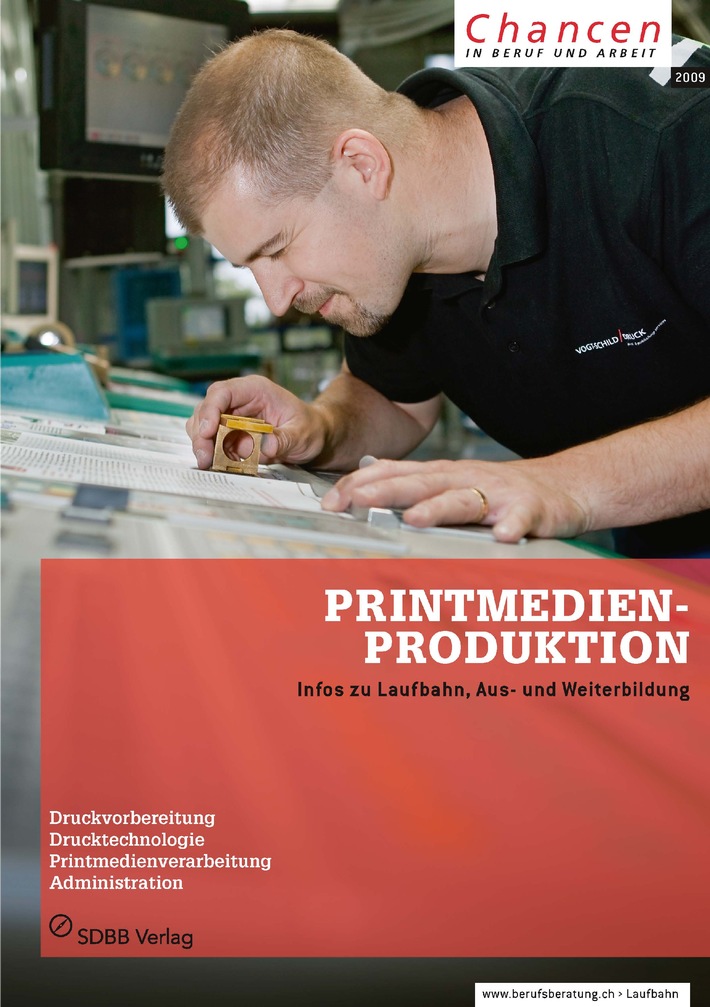 SDBB: «Chancen»-Heft «Printmedienproduktion»