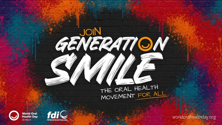 Der Weltverband der Zahnärzte FDI startet „Generation Smile“, die Bewegung für Mundgesundheit für alle