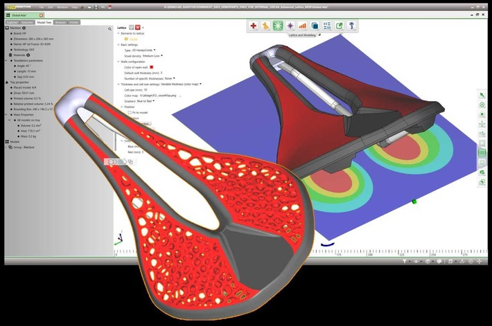 Pressemitteilung: Individualisierter 3D-Druck für Leichtbauteile und Gebrauchsgegenstände