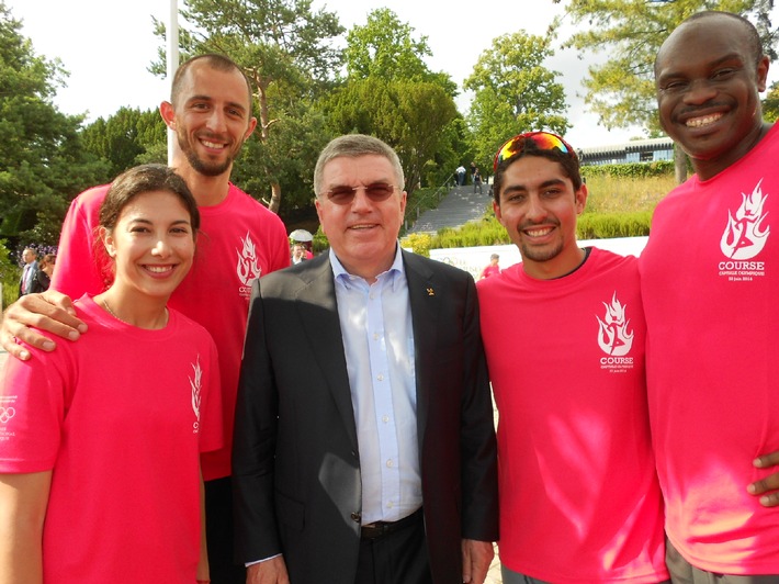 Le Président du CIO s&#039;adresse à la classe des diplômés en Master en Adminitration du Sport de l&#039;AISTS