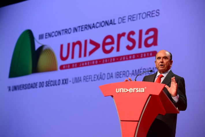 Emilio Botín eröffnet das III. Universia International Meeting der Hochschulrektoren von 1.100 Universitäten aus 31 Ländern