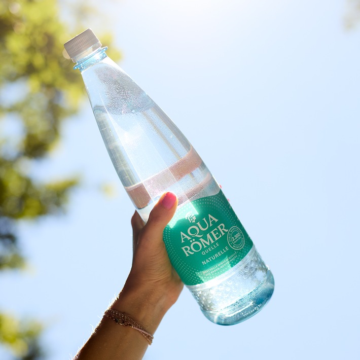 Mineralwasser überzeugt erneut bei Öko-Test: "Sehr gut für Aqua Römer Quelle"