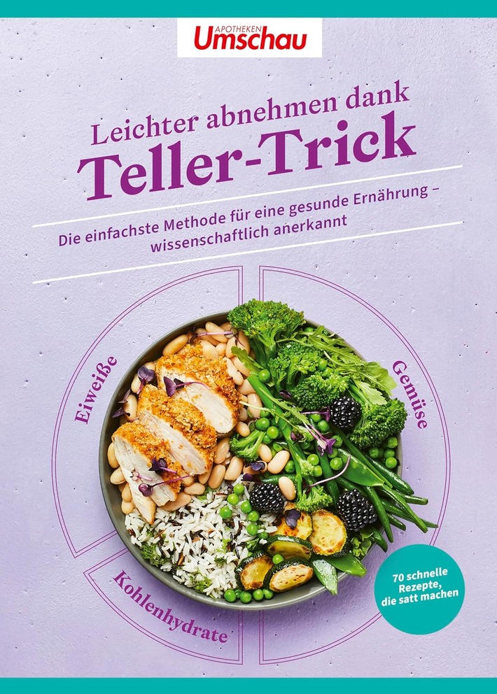 "Leichter abnehmen dank Teller-Trick" - der neue Apotheken Umschau-Ratgeber