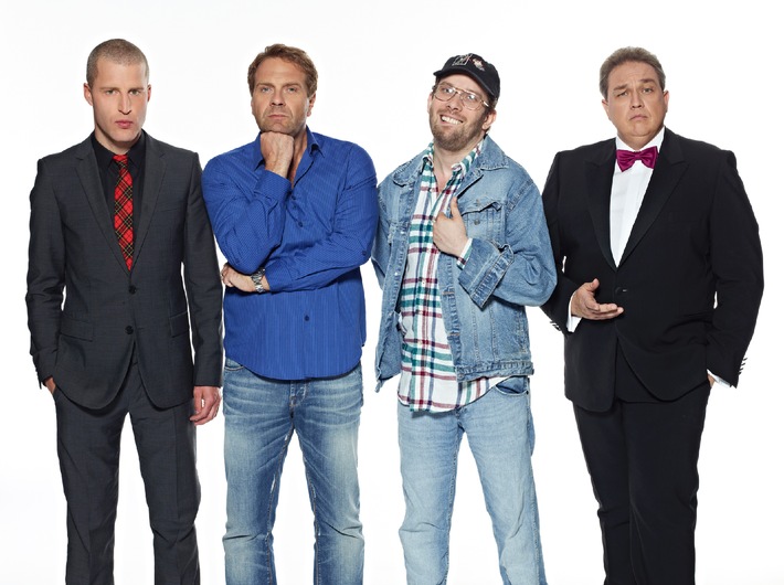 Das Quartett ist komplett:
Peter Rütten und Uwe Wöllner befeuern Comedy-Offensive auf TELE 5 (BILD)