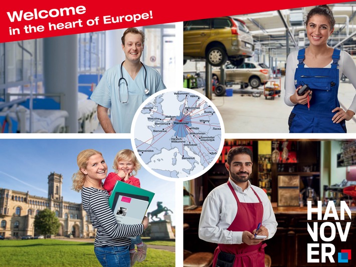 "Welcome in the centre of Europe - select Hannover": Fachkräfte-Internetportal jetzt auch auf Englisch!