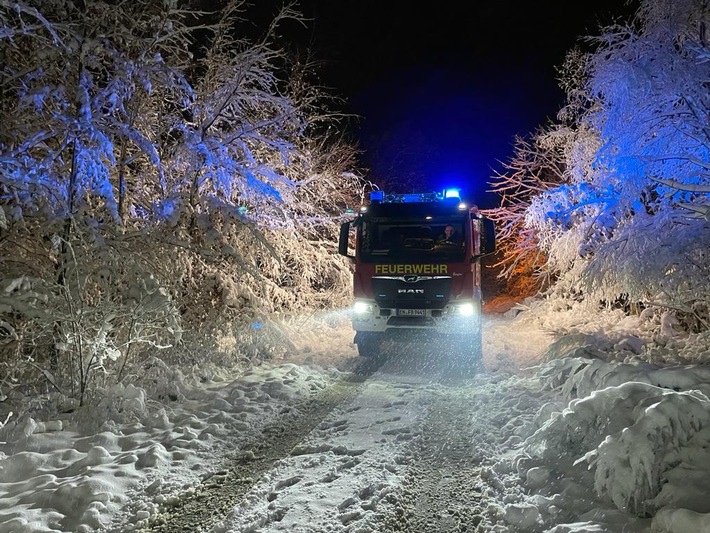 FW-EN: Mehrere wetterbedingte Einsätze für die Feuerwehr Breckerfeld