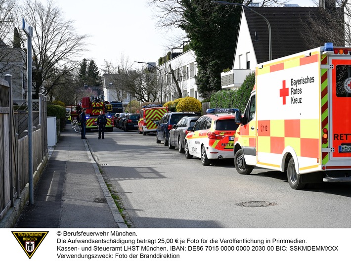 FW-M: 51-Jähriger stirbt nach Appartementbrand (Ramersdorf)