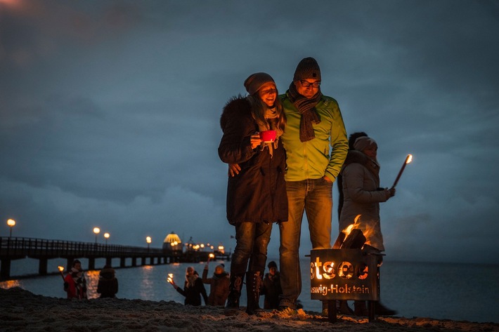 Die Ostsee Schleswig-Holstein erstrahlt im "Lichtermeer"