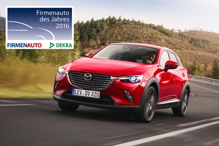 Mazda CX-3 und Mazda6 sind "Firmenauto des Jahres 2016"