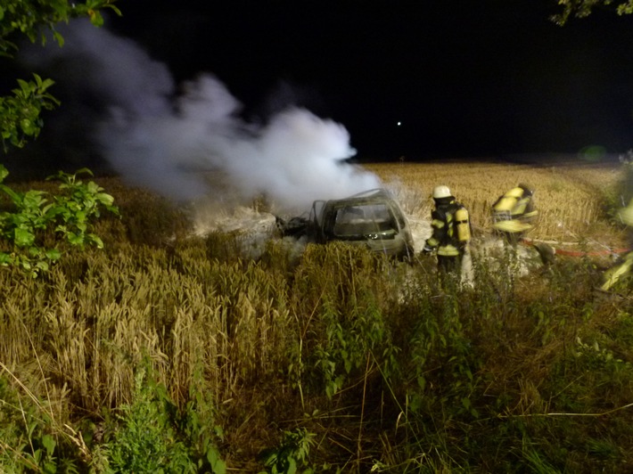 POL-MI: Unfallfahrer in Flammen umgekommen