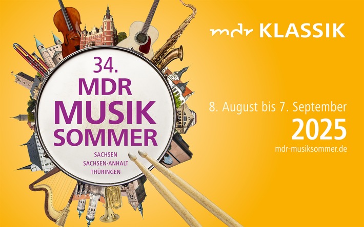Von Chemnitz in die Herzen Mitteldeutschlands – 34. MDR-Musiksommer 2025 startet in Europas Kulturhauptstadt