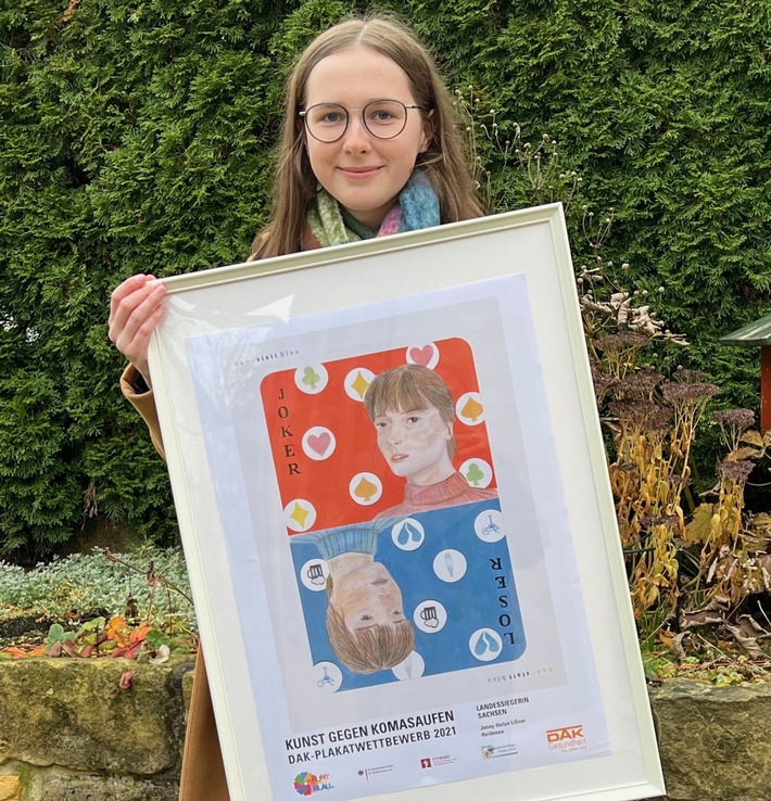 Schülerin aus Heidenau gewinnt Plakatwettbewerb gegen Komasaufen in Sachsen