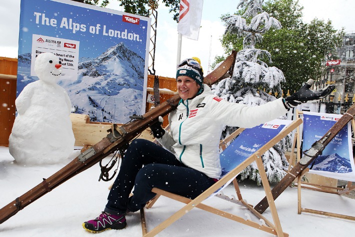 Tirol sorgt für Schneefall bei den olympischen Sommerspielen - BILD