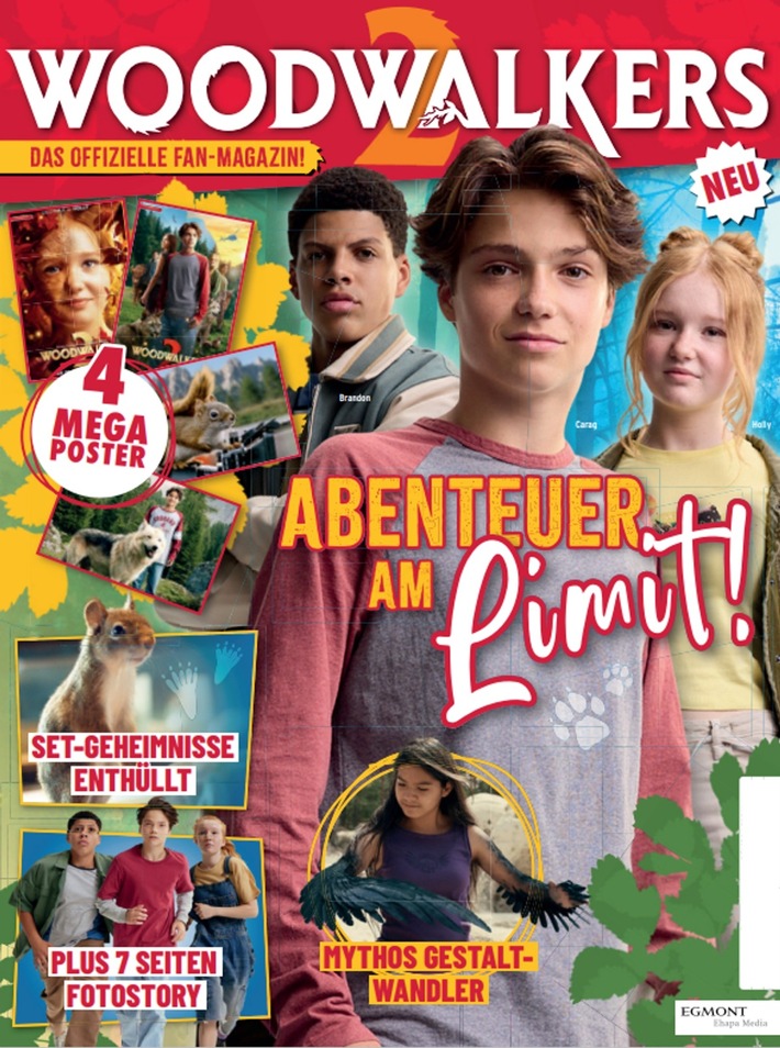 Egmont Ehapa Media präsentiert das offizielle Fan-Magazin zu „Woodwalkers 2“