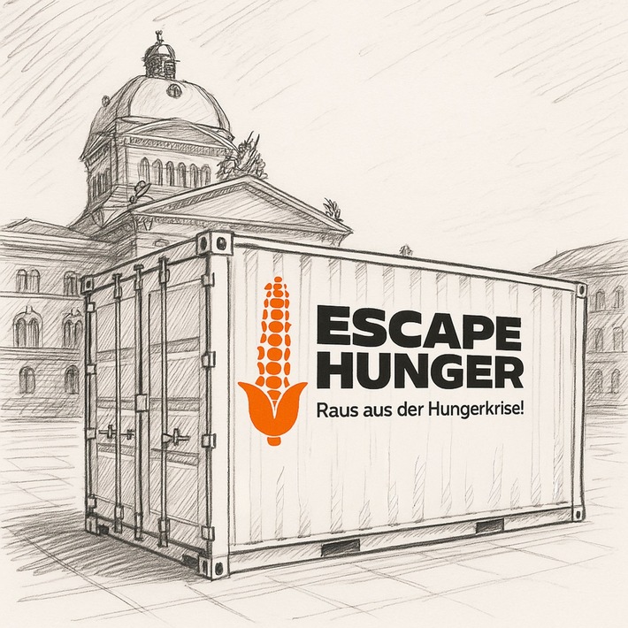 Bundesplatz wird zum Escape Room – Politik spielt gegen den Hunger