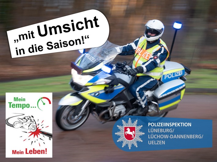 POL-LG: ++ "Mit Umsicht in die Saison!" ++ Motorradsaison 2022 hat begonnen ++ Polizei mahnt Geschwindigkeiten nicht zu überschreiten ++ gegenseitige Rücksichtnahme ++ "Mein Tempo ... mein Leben!" ++