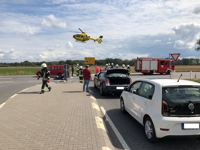 POL-PDWO: Alsheim - Motorradfahrerin bei Unfall schwer verletzt