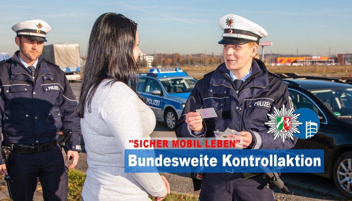 POL-OB: &quot;Sicher mobil leben&quot; - Polizei Oberhausen beteiligte sich an bundesweiter Aktion zur Sicherheit von Radfahrerinnen und Radfahrern