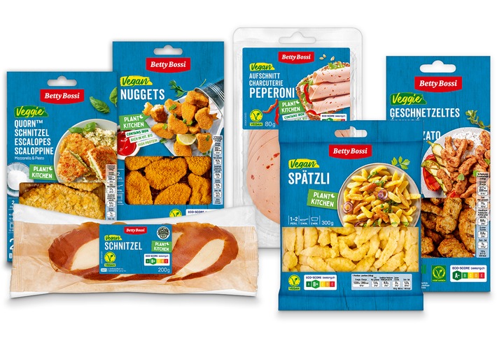 Betty Bossi Plant Kitchen: una nuova linea di prodotti vegetariani e vegani nell’assortimento Coop