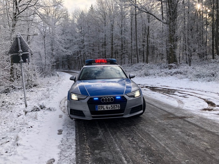 POL-PDNW: PI Grünstadt - Mehrere witterungsbedingte Verkehrsunfälle