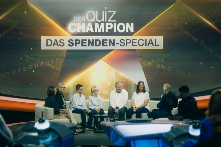 4,6 Millionen Euro für die Deutsche Krebshilfe / Großartige Unterstützung für krebskranke Menschen beim "Quiz-Champion"