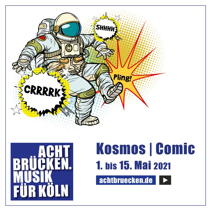 ACHT BRÜCKEN | Musik für Köln findet vom 1. bis 15. Mai als Musikfestival im Videostream statt 