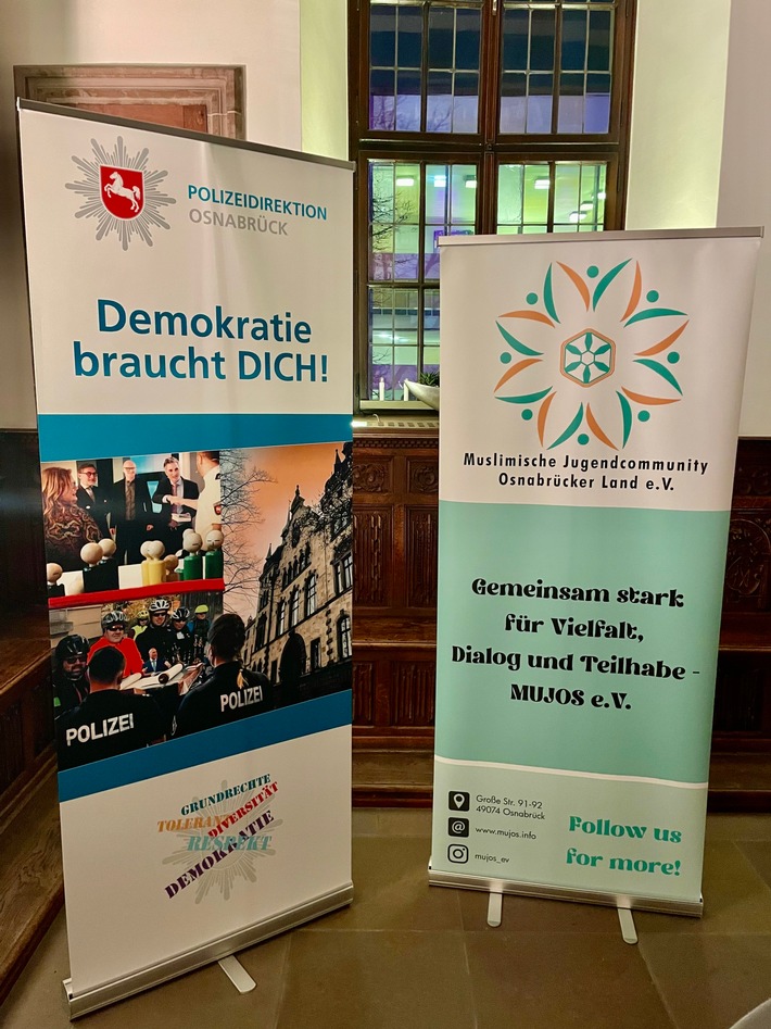 POL-OS: Osnabrück: Abschlussveranstaltung des Projekts "Gemeinsam Sicherheit schaffen - Muslimische Jugendliche begegnen Polizistinnen und Polizisten"
