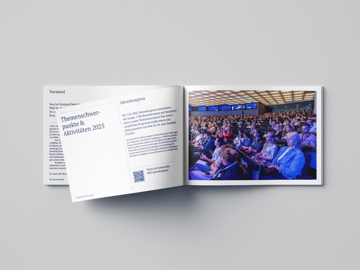 SOG veröffentlicht Jahresbericht 2025: «Brücken bauen – gemeinsam für die Augenheilkunde»