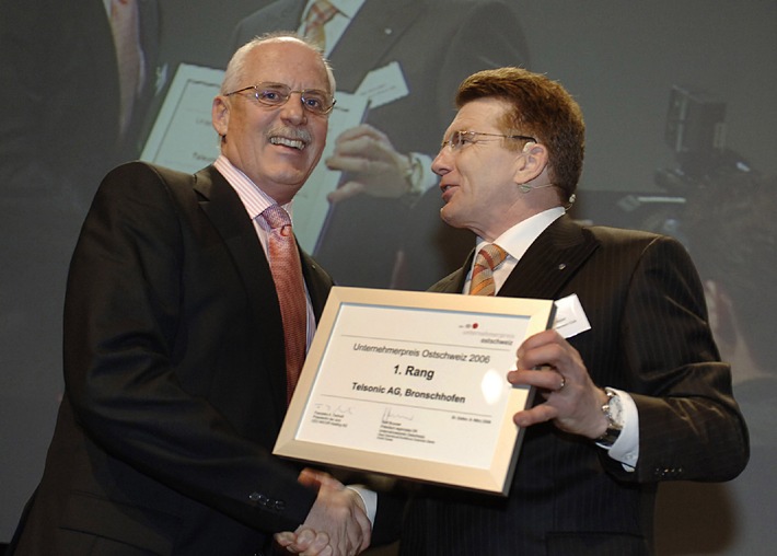 Telsonic gewinnt Unternehmerpreis Ostschweiz 2006